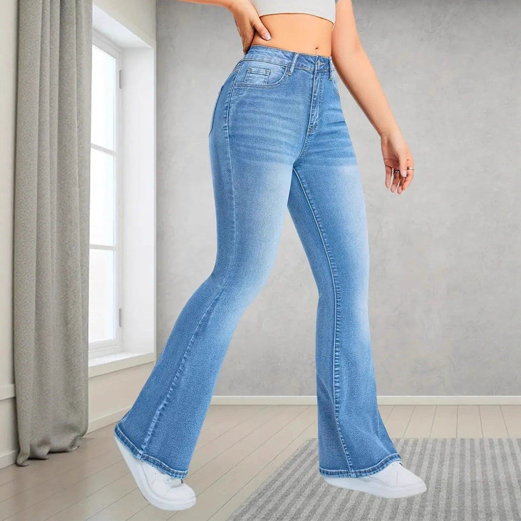 Pocket Design Loose Flared Pants