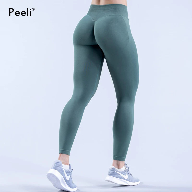 Gym Leggings Women Clothes Scrunch Butt Seamless Leggings High Waist Yoga Pants Workout Gym Leggings Fitness Booty Sports Tights