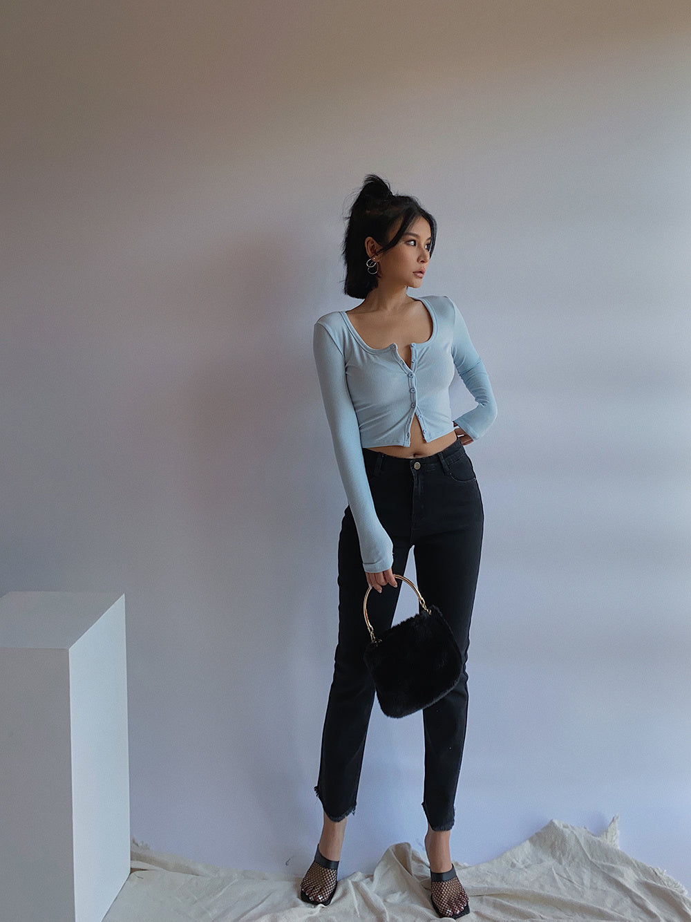 Women's High Waist Slim Slimming Stretch Jeans