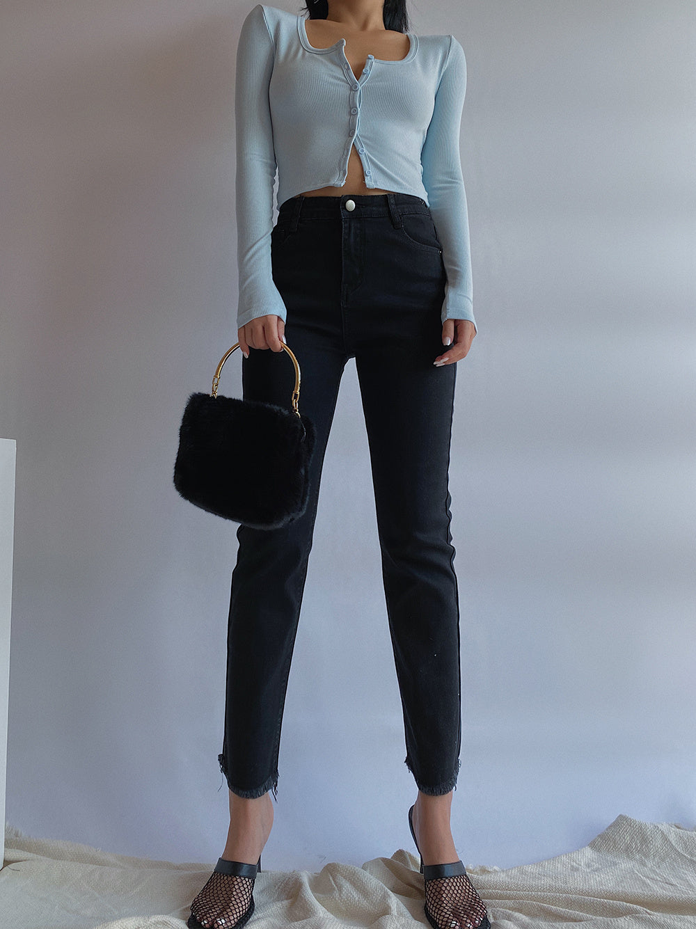 Women's High Waist Slim Slimming Stretch Jeans
