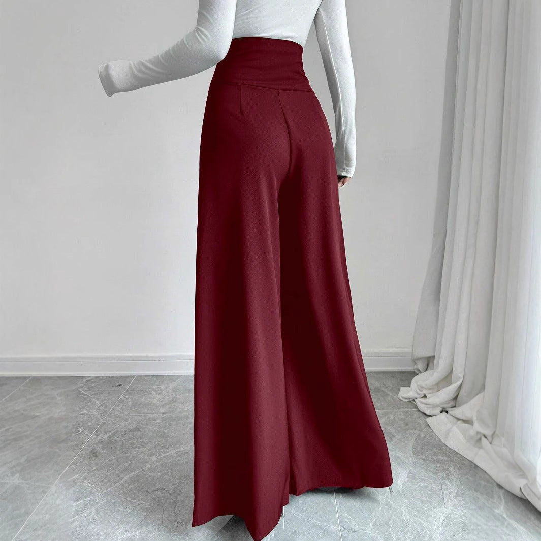Elegant High Waist Belly Contracting Pants