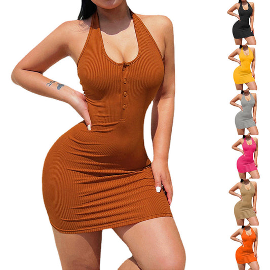 Women's Hip Dress slim Fit