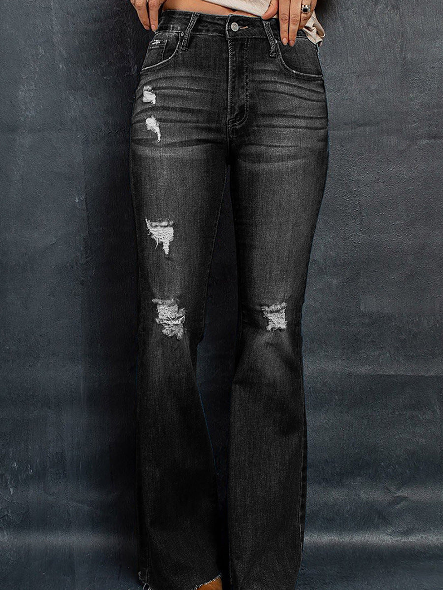 Women's High Waist Slim Jeans