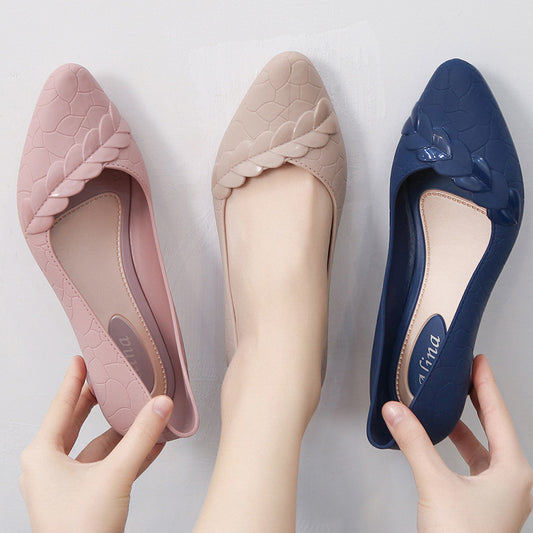 Sandales basses à talons mi-hauts pour femmes
