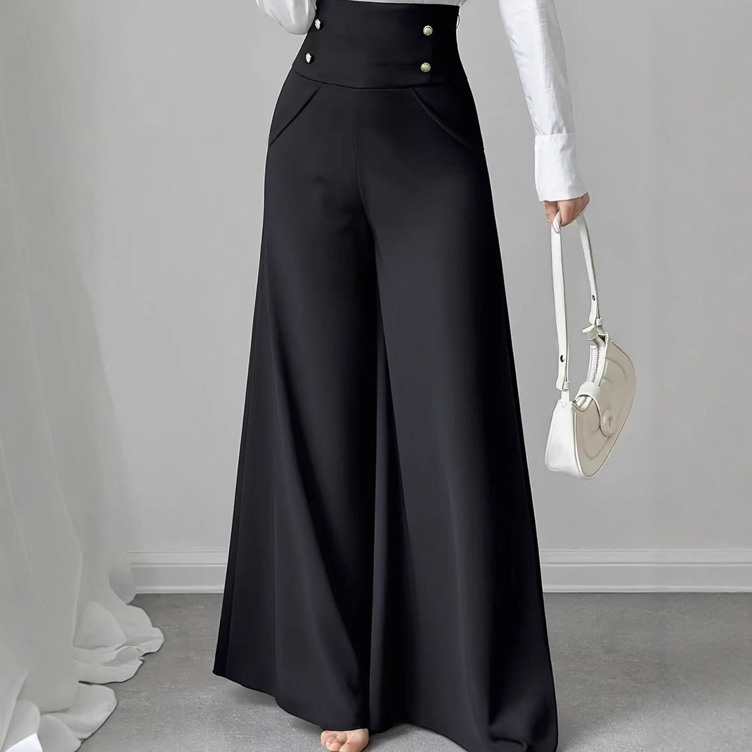 Elegant High Waist Belly Contracting Pants