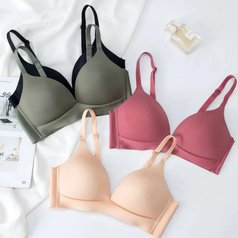 FallSweet Women Push Up Bra Girls Seamless Bras Japanese Style Wireless Underwear No Steel Ring Bralette Sexy Female Lingerie