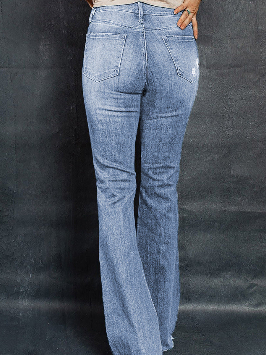 Women's High Waist Slim Jeans