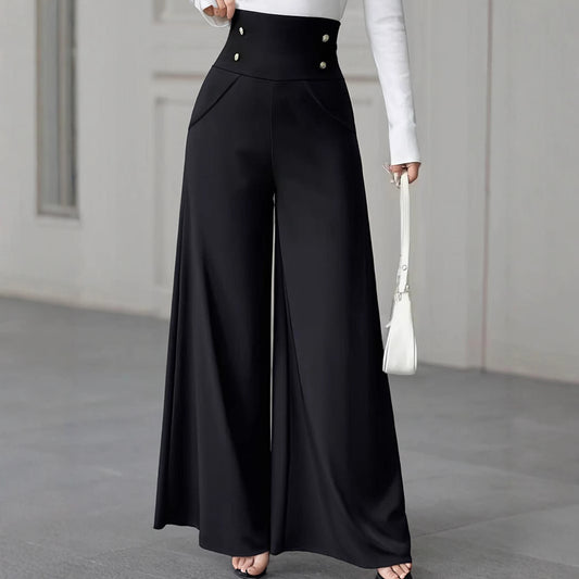 Elegant High Waist Belly Contracting Pants