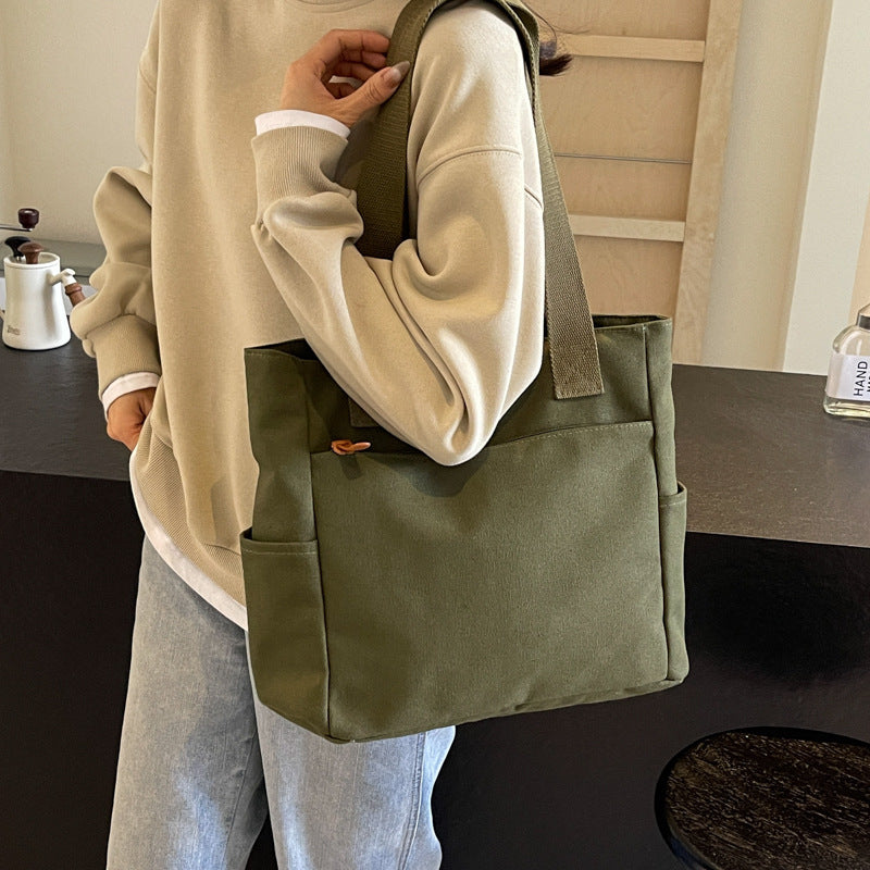Leisure Large Capacity College Shoulder Bag