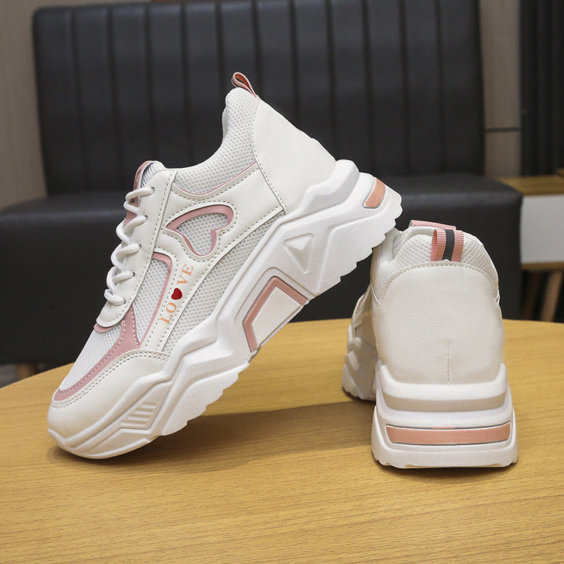 Spring Casual Sports Low-top Platform Height Increasing Shoes