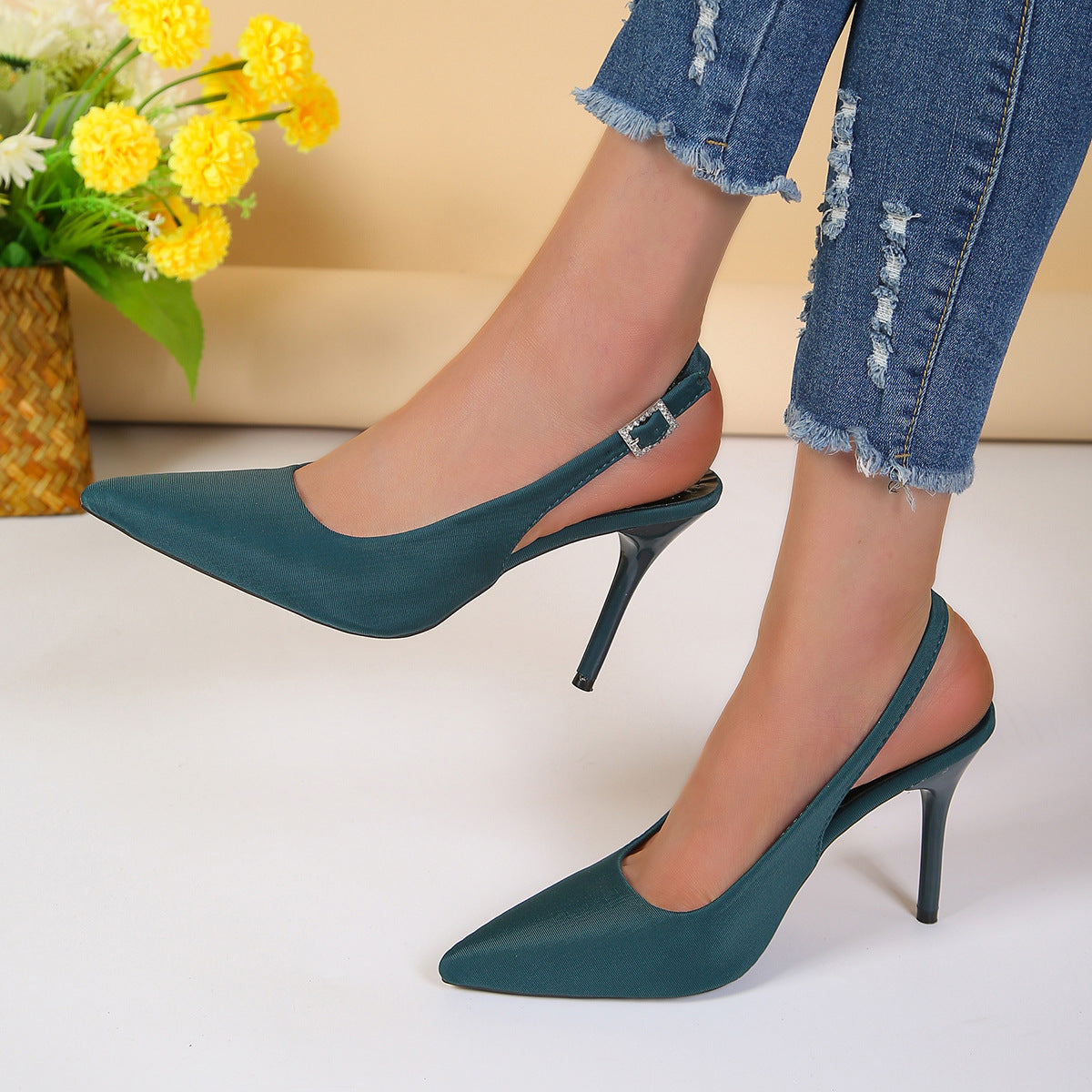 Stiletto Whisper Slingbacks
