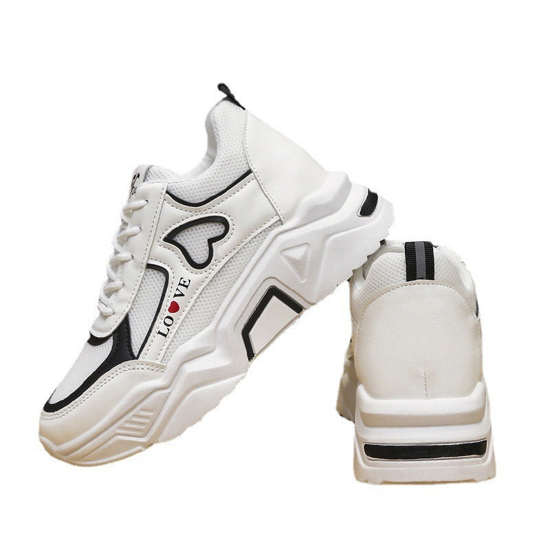 Spring Casual Sports Low-top Platform Height Increasing Shoes