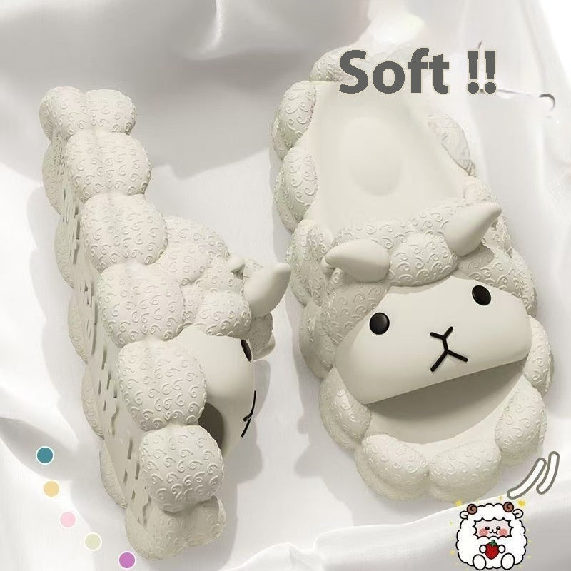 Soft Thick Bottom Non-slip lamb Home Slippers