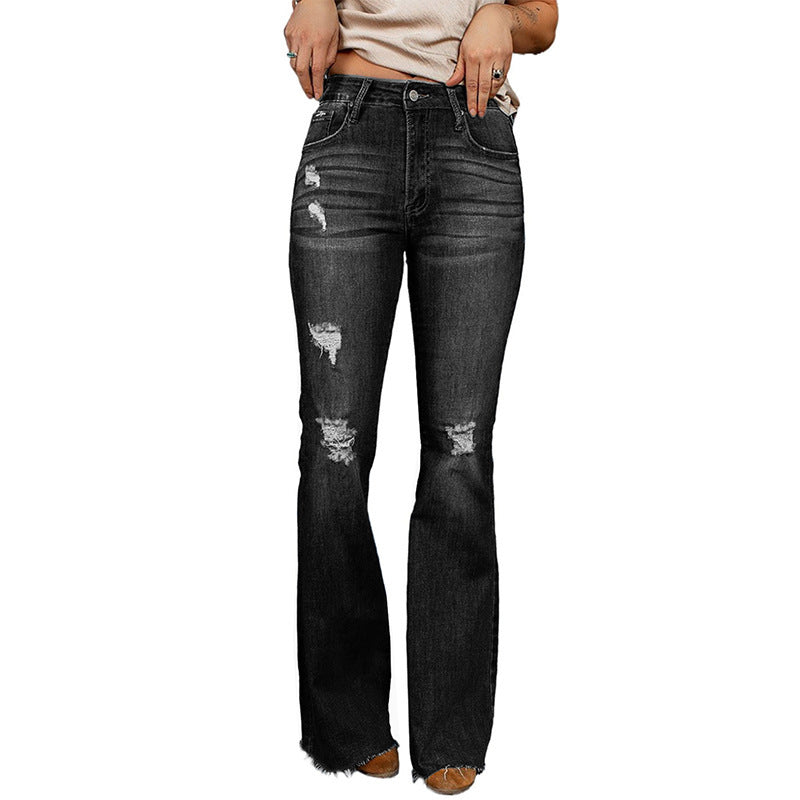 Women's High Waist Slim Jeans