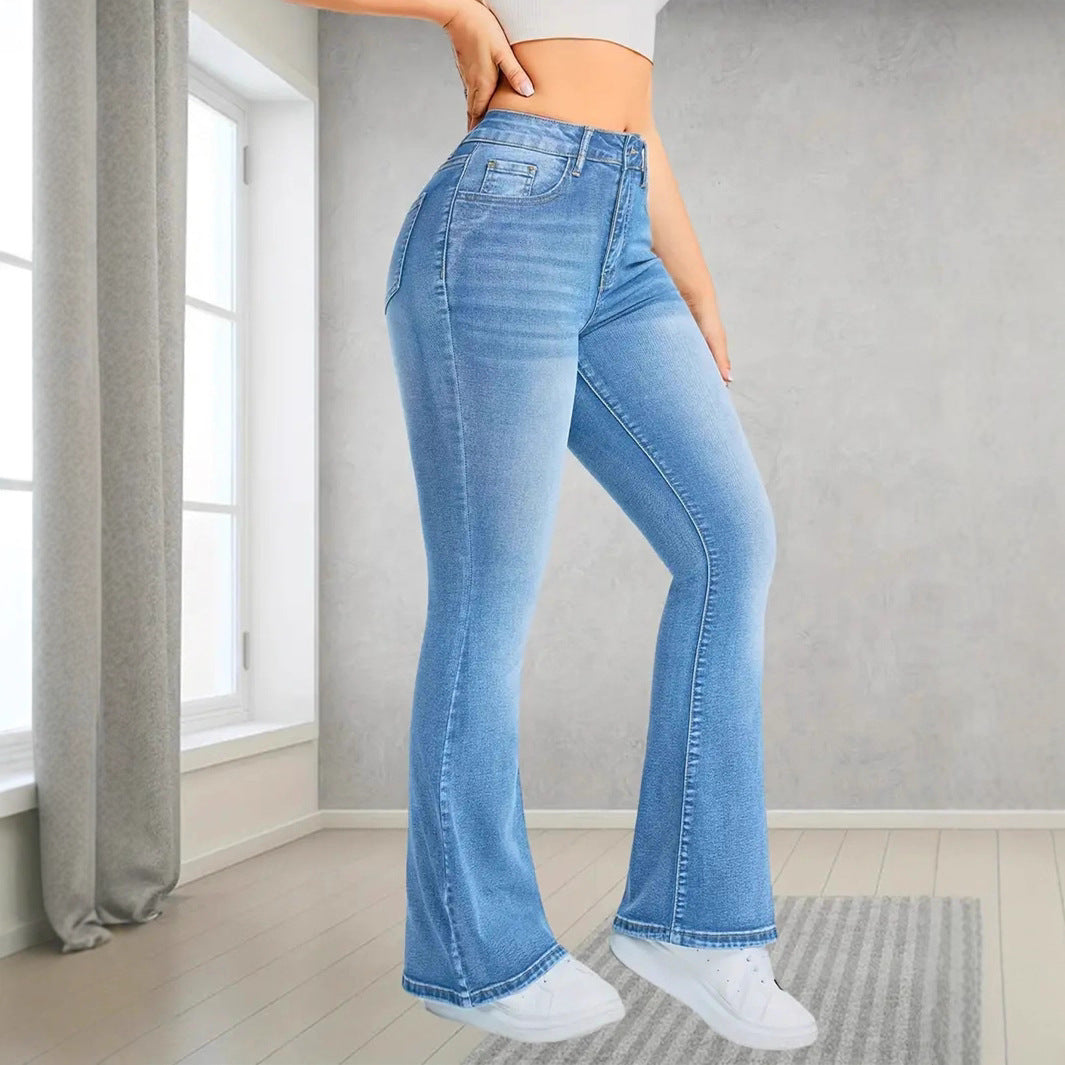 Pocket Design Loose Flared Pants
