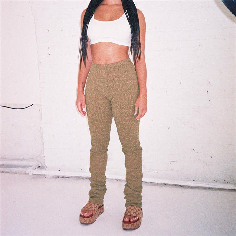 Women's Slimming Solid Color Casual Pants