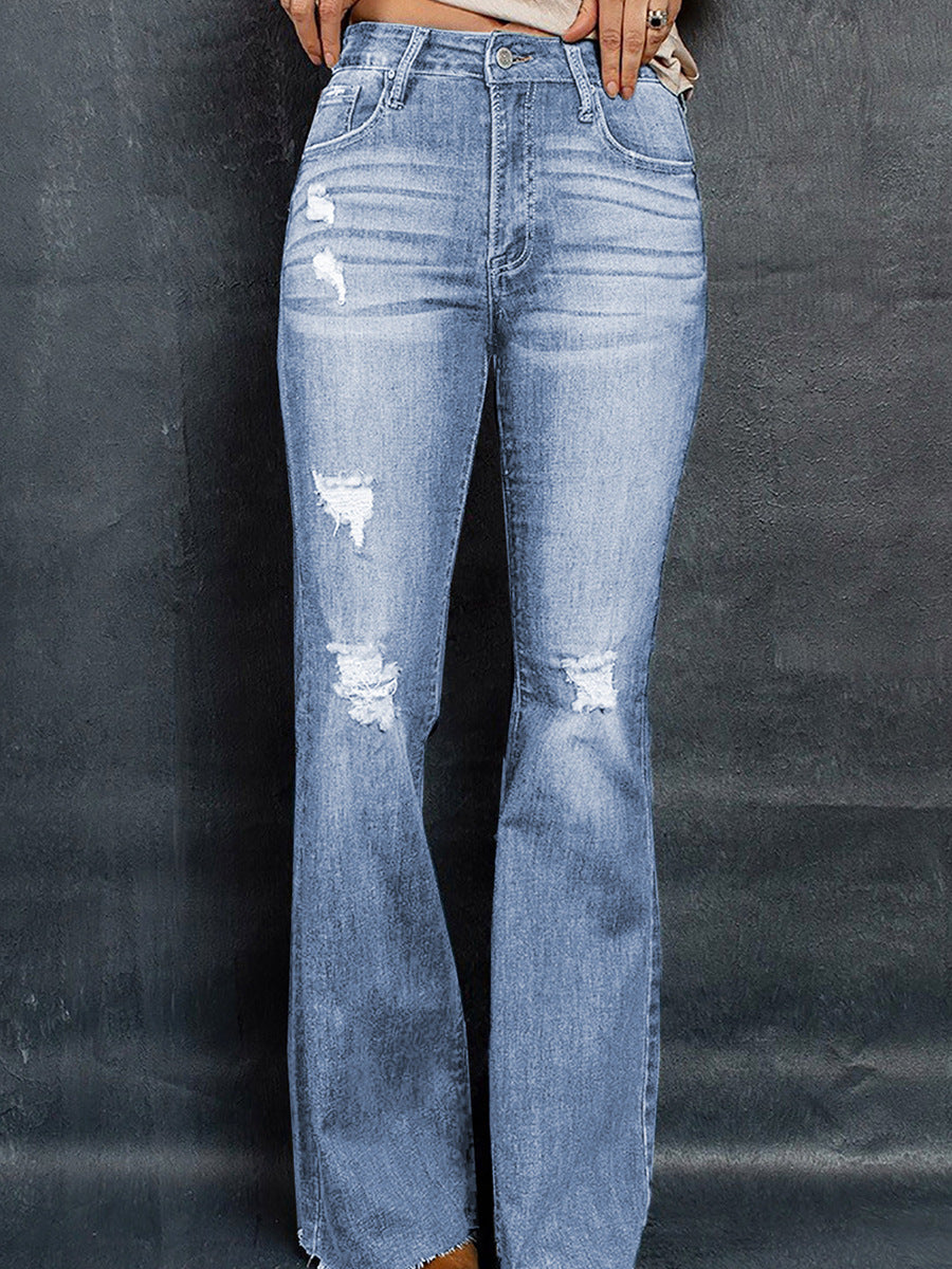 Women's High Waist Slim Jeans