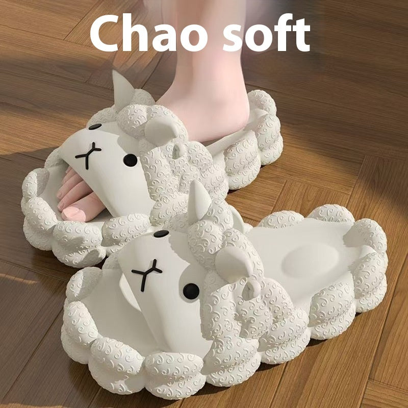 Soft Thick Bottom Non-slip lamb Home Slippers