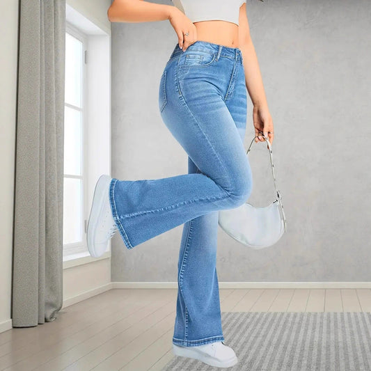 Pocket Design Loose Flared Pants
