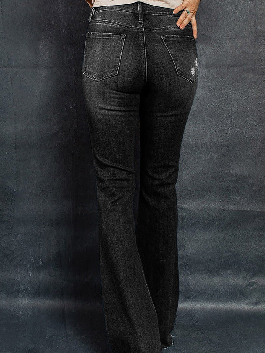 Women's High Waist Slim Jeans