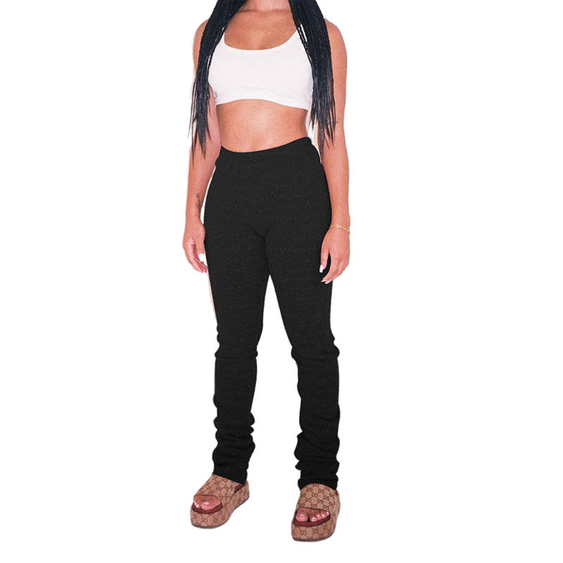 Women's Slimming Solid Color Casual Pants