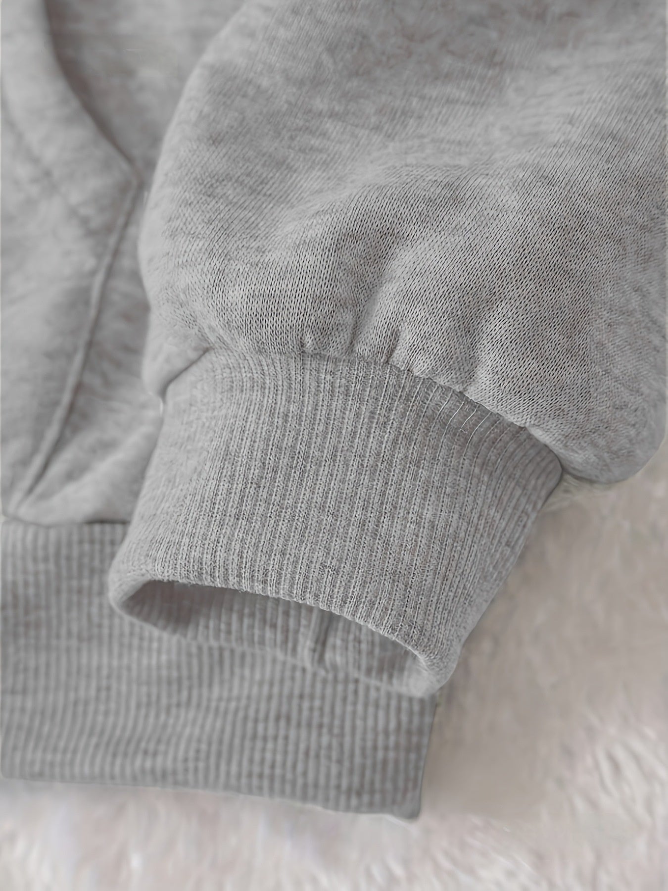 Light Gray Pullover Australian Surfing Pattern