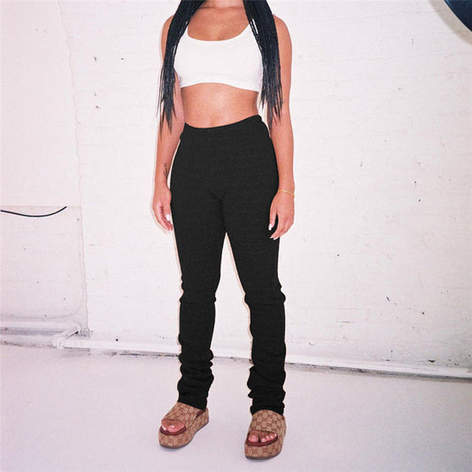 Women's Slimming Solid Color Casual Pants