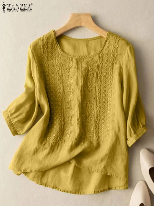 Arboré Linen Blouse
