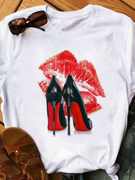 T-shirt à épaules tombantes