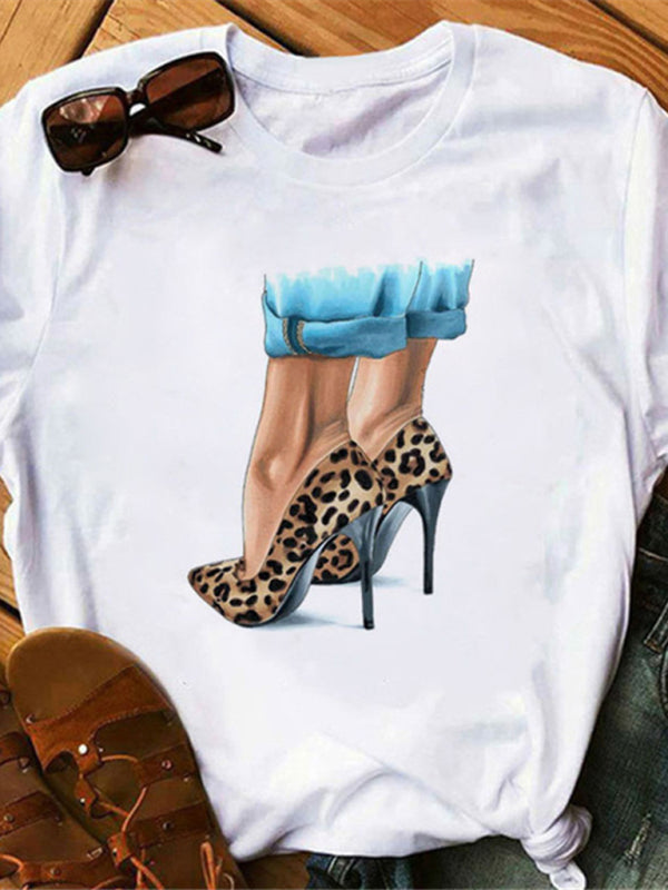 T-shirt à épaules tombantes