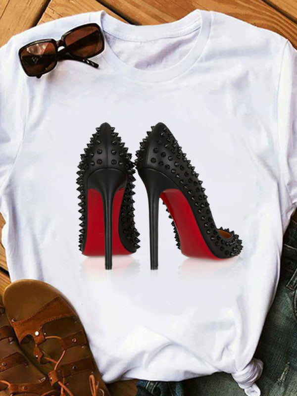 T-shirt à épaules tombantes