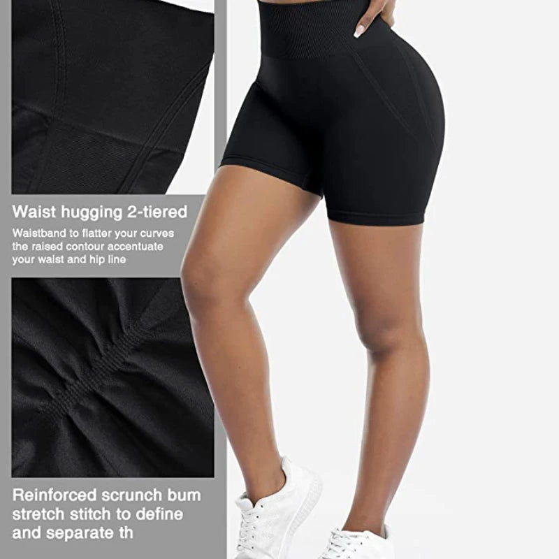 Butt Lifting High Waist Biker Shorts