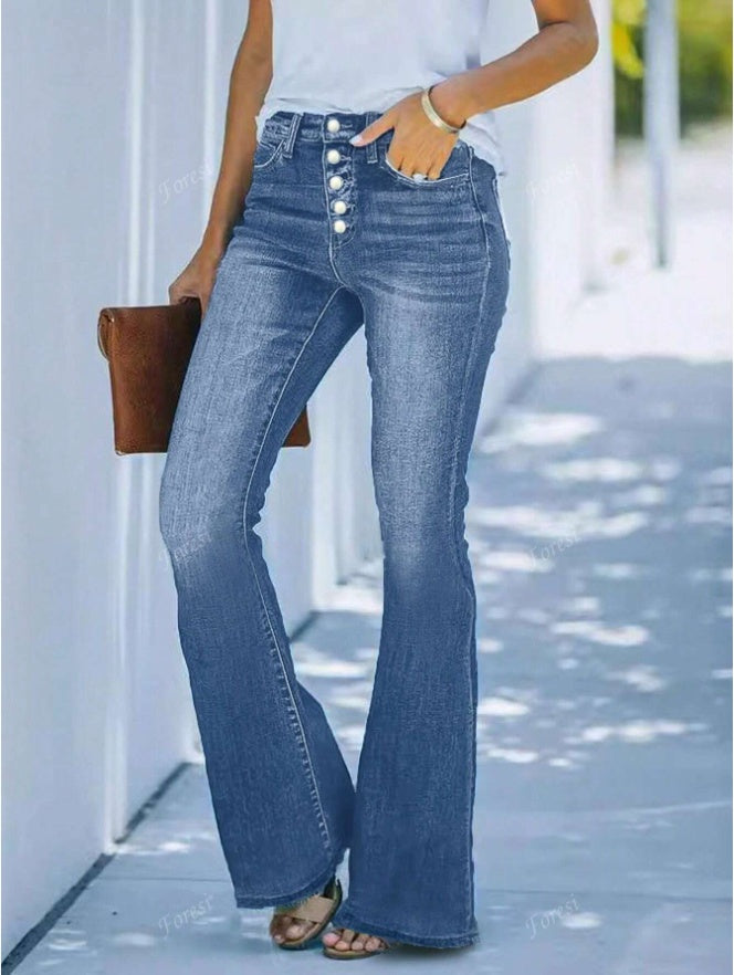 Women's Slim Fit Flare Jeans