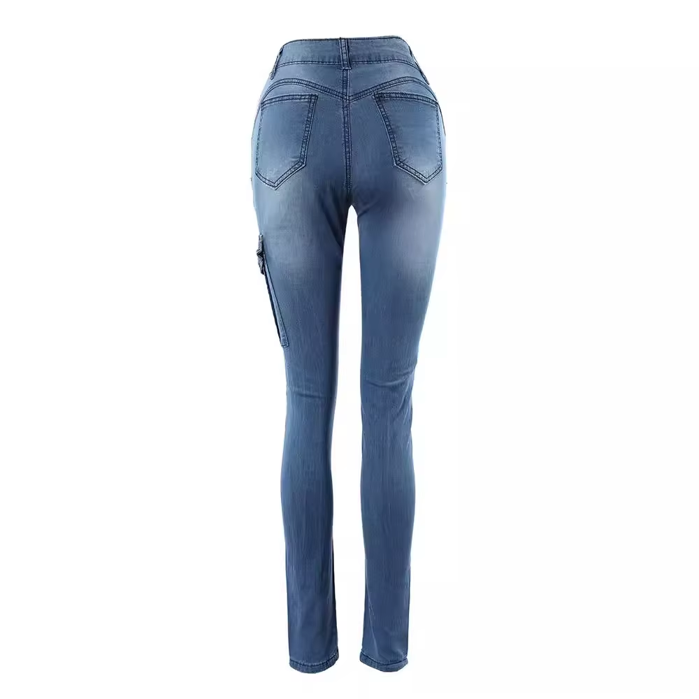 Fashion High Waist Casual Skinny Jeans