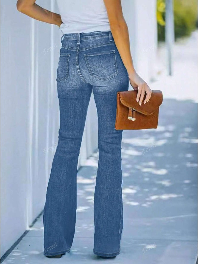 Women's Slim Fit Flare Jeans