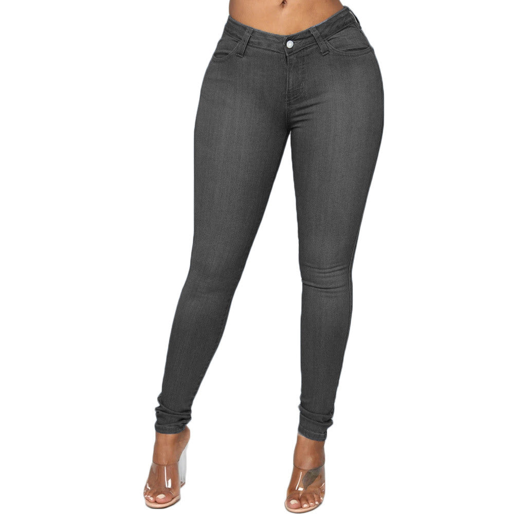 Women's High Waist Skinny Jeans