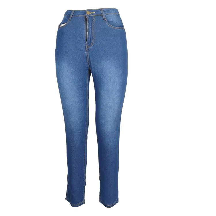 Spring Mid-Waist Slim Jeans